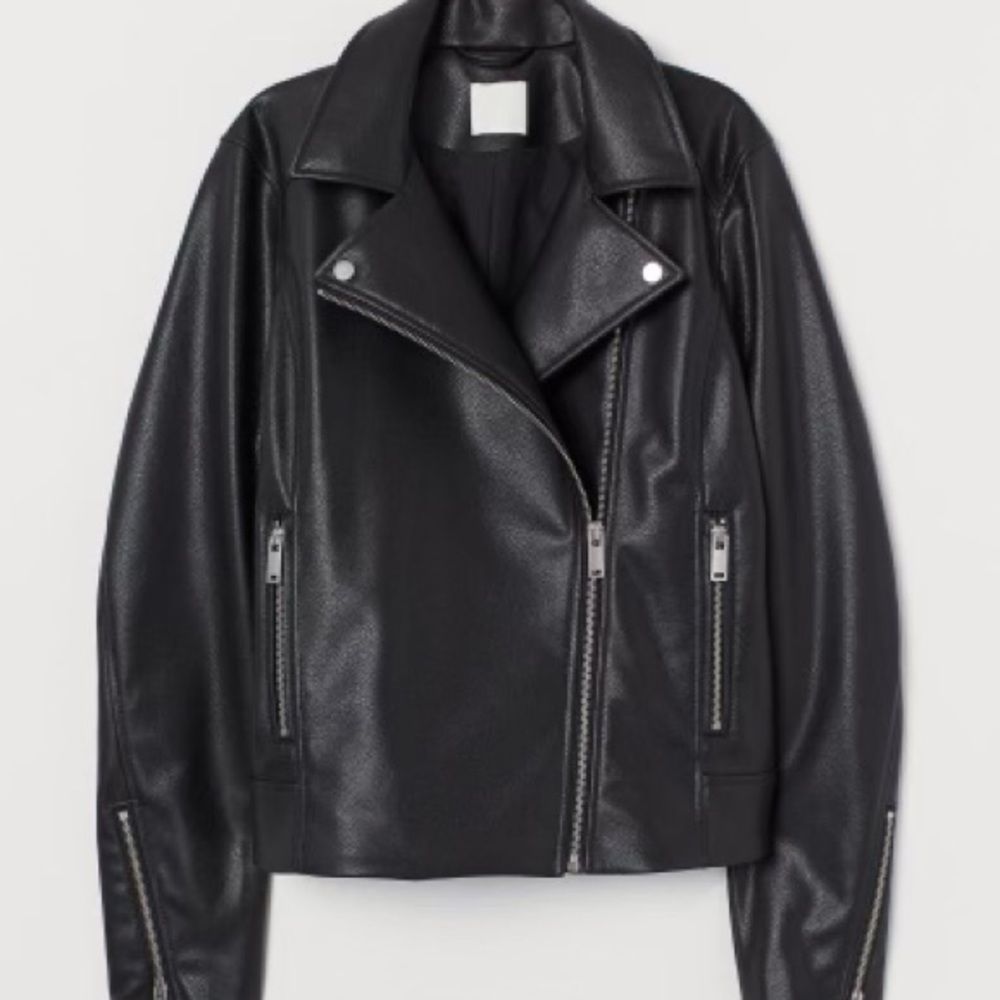 H&M Biker jacket in imitation leather